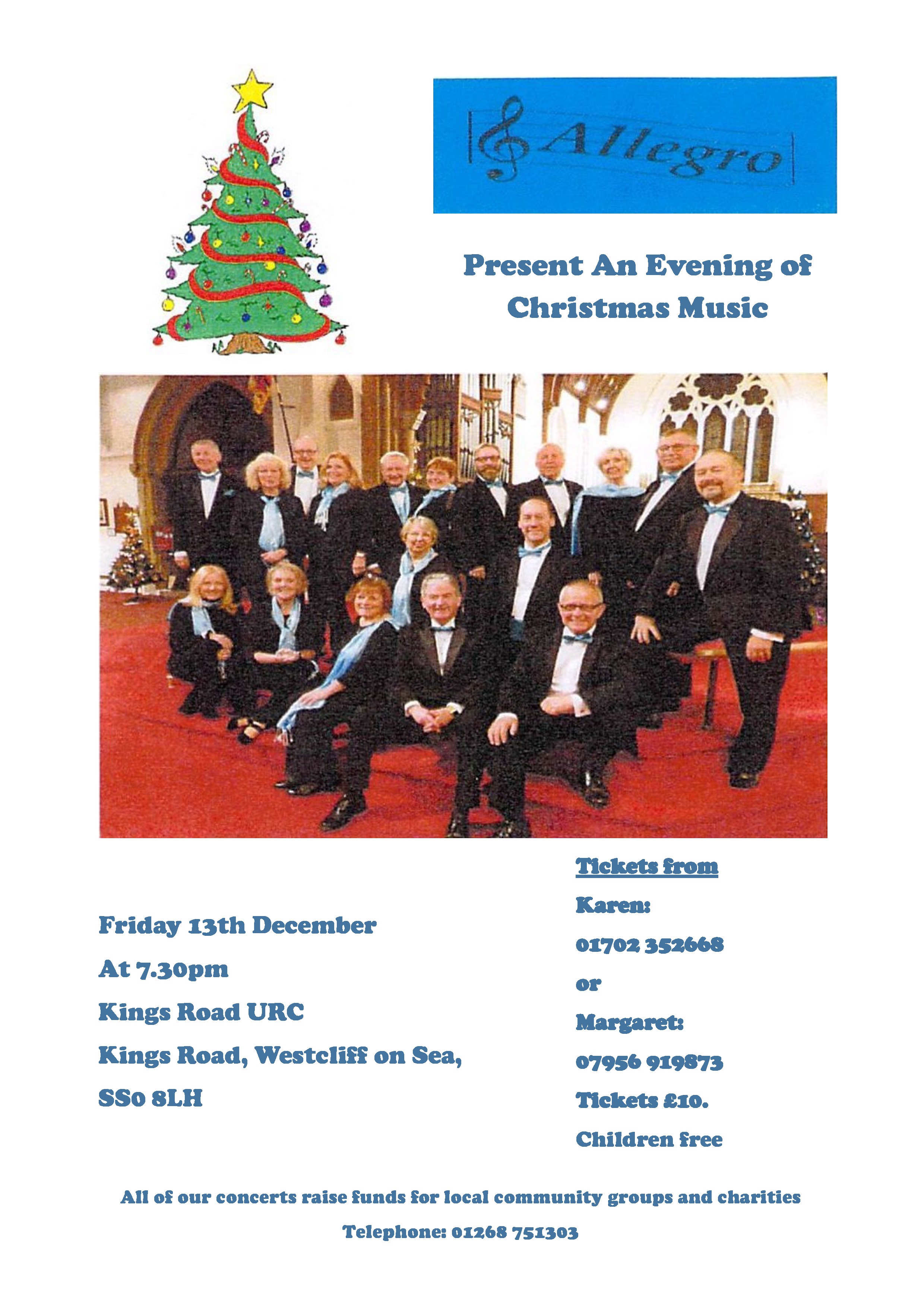 Allegro Christmas Concert at Kings Road URC