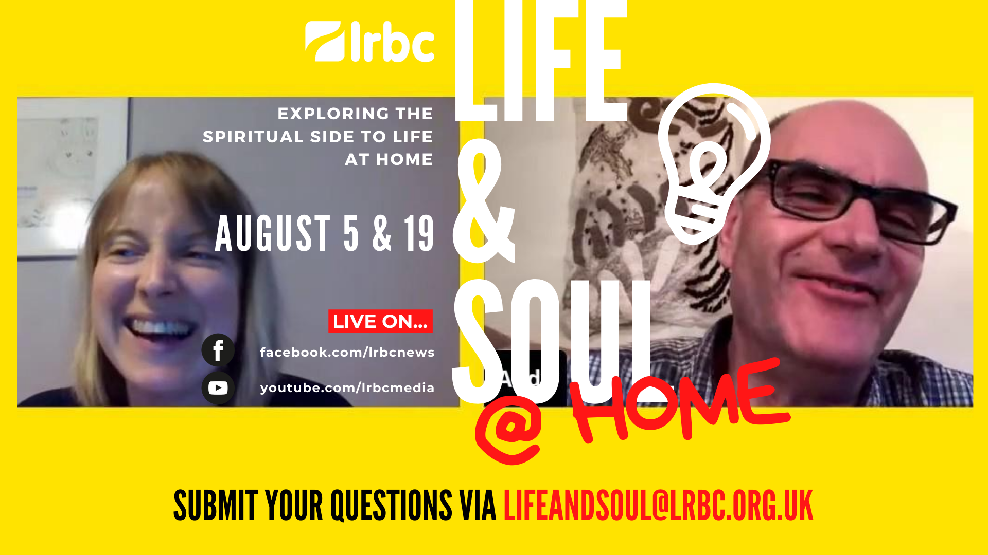 Life & Soul @ Home Extra | Worry & Anxiety | LIVE online