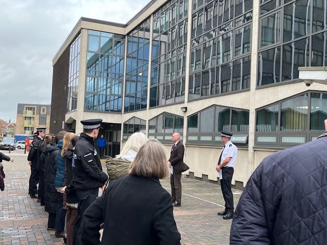 Southend Police Chaplaincy lead Remembrance Day with Southend Police